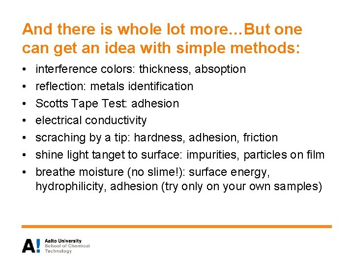 And there is whole lot more…But one can get an idea with simple methods: