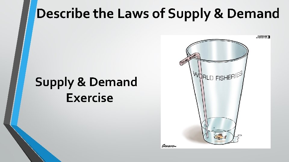 Describe the Laws of Supply & Demand Exercise 