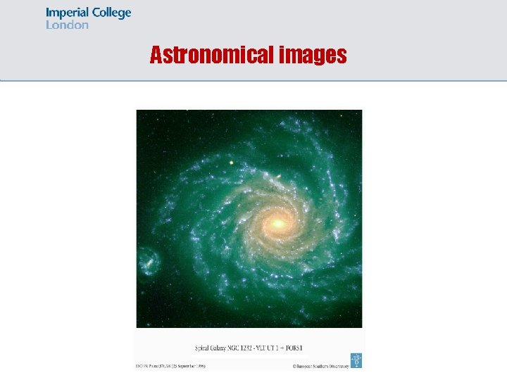 Astronomical images 