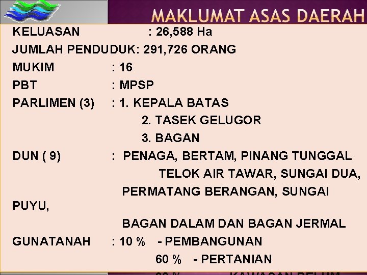 Bersama Kita Jayakan Jabatan Pengairan Dan Saliran Seberang