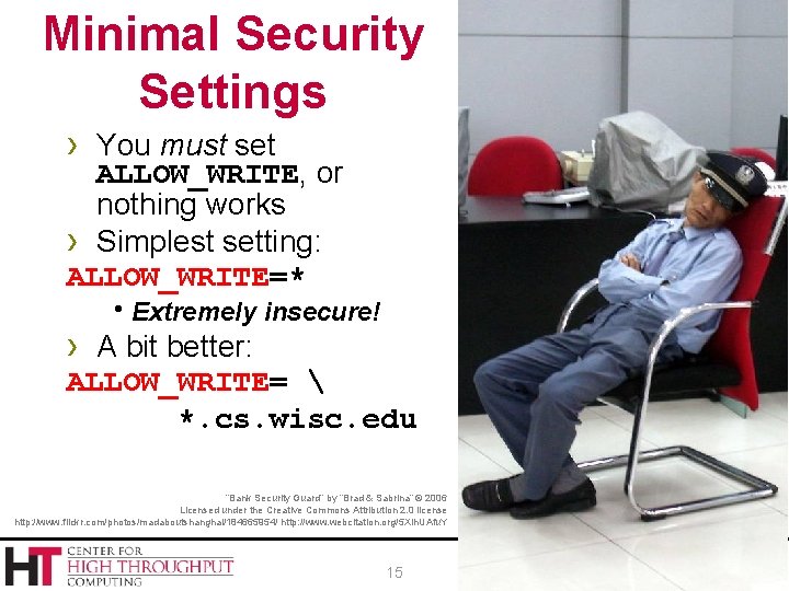 Minimal Security Settings › You must set ALLOW_WRITE, or nothing works › Simplest setting: