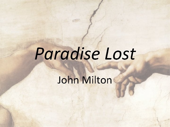 Paradise Lost John Milton 
