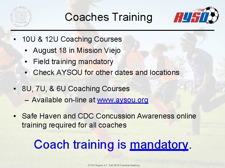 Coaches Training • 10 U & 12 U Coaching Courses • August 18 in Coaches Training • 10 U & 12 U Coaching Courses • August 18 in