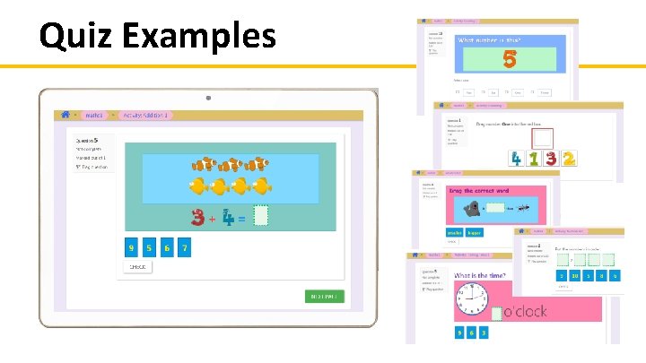 Quiz Examples Quiz Examples