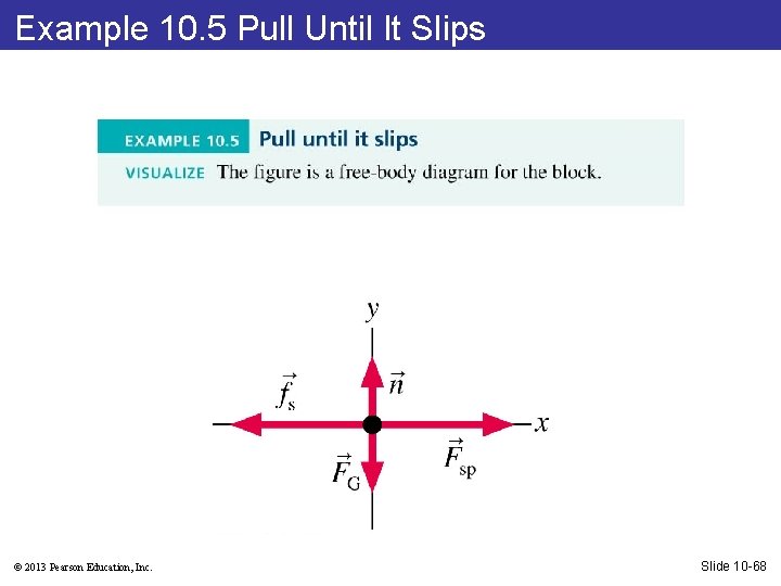 Example 10. 5 Pull Until It Slips © 2013 Pearson Education, Inc. Slide 10