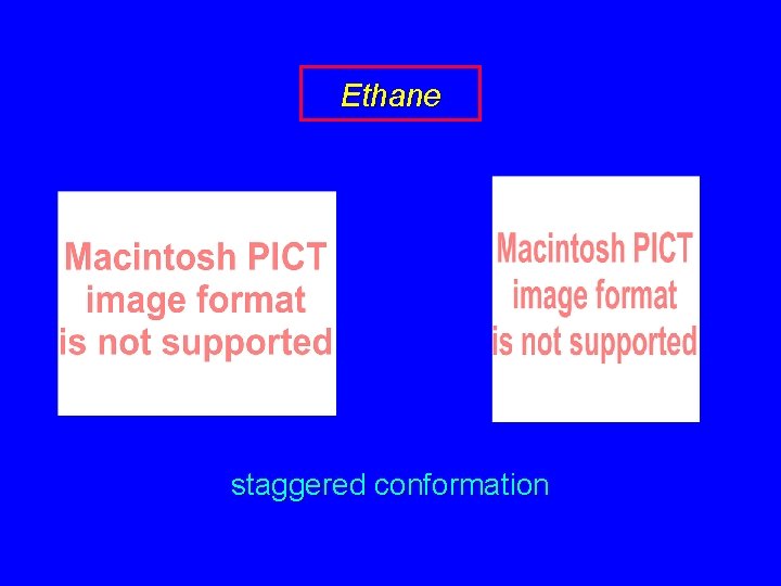 Ethane staggered conformation 