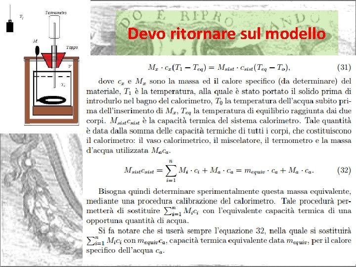 Devo ritornare sul modello 