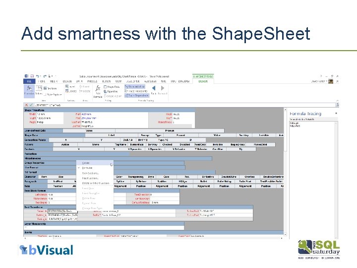 Add smartness with the Shape. Sheet 