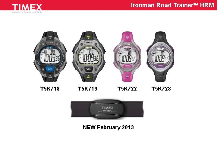 Ironman Road Trainer HRM T 5 K 718 T 5 K 719 T 5
