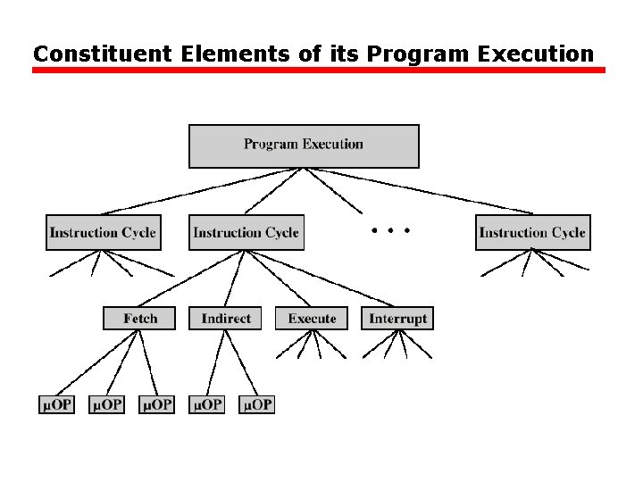 Constituent Elements of its Program Execution Constituent Elements of its Program Execution