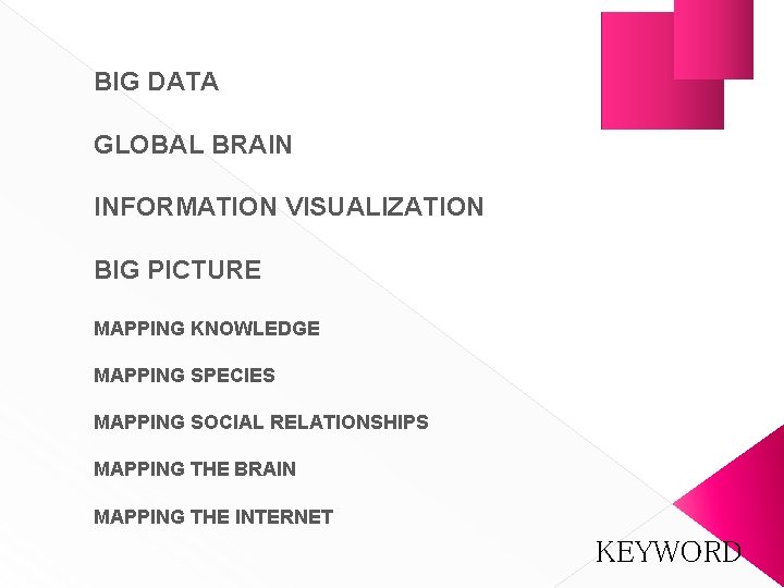 BIG DATA GLOBAL BRAIN INFORMATION VISUALIZATION BIG PICTURE MAPPING KNOWLEDGE MAPPING SPECIES MAPPING SOCIAL