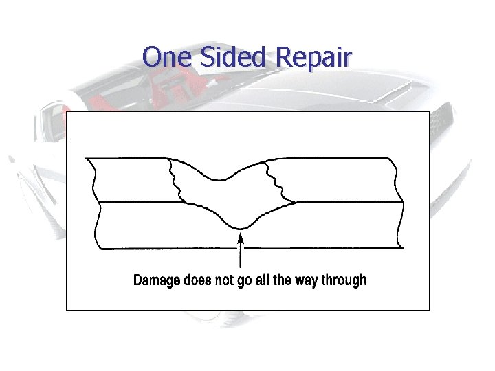 One Sided Repair 