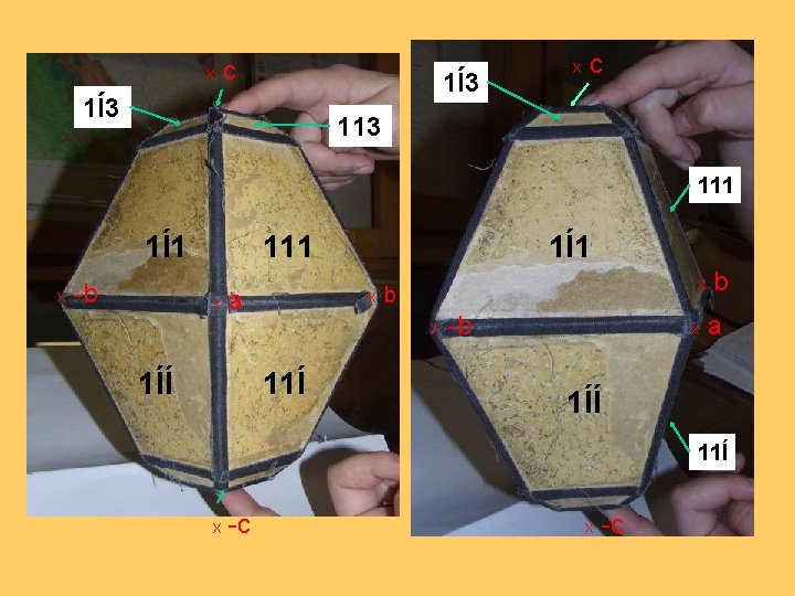 X c 1Í3 X c 113 111 1Í1 X -b 111 X a 1Í1