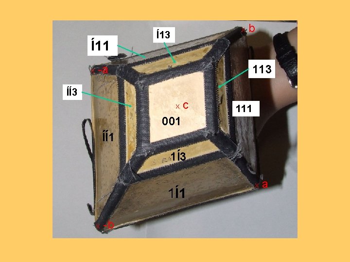 Í11 X X Í13 b -a 113 ÍÍ3 X c 111 001 ÍÍ1 1Í3