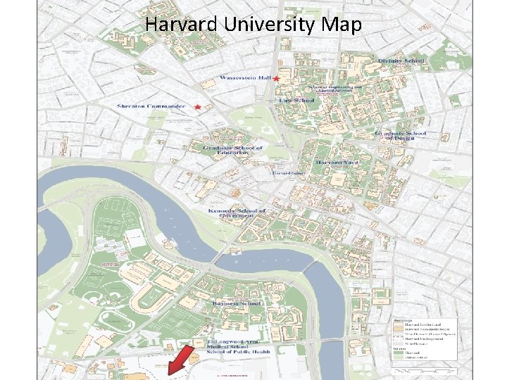 Harvard University Map 