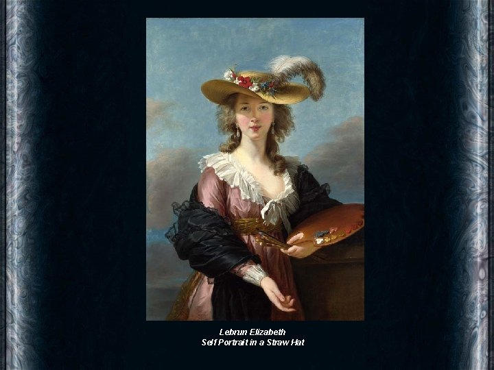 Lebrun Elizabeth Self Portrait in a Straw Hat 