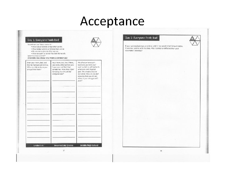 Acceptance Acceptance