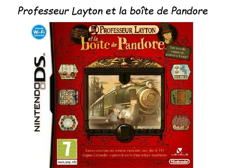 Professeur Layton et la boîte de Pandore Professeur Layton et la boîte de Pandore