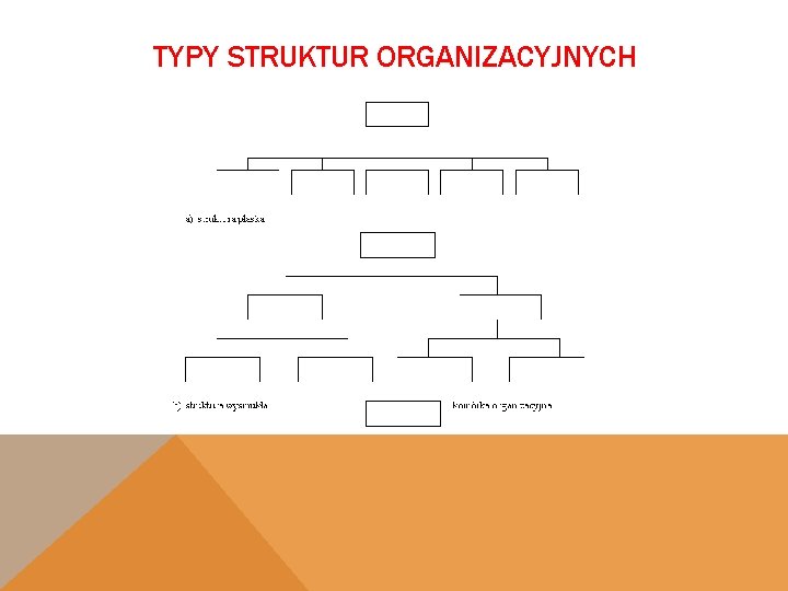 TYPY STRUKTUR ORGANIZACYJNYCH 