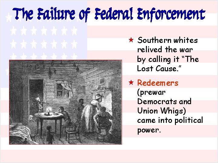 The Failure of Federal Enforcement « Southern whites relived the war by calling it The Failure of Federal Enforcement « Southern whites relived the war by calling it