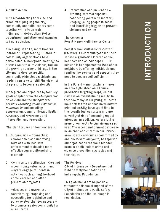 With record-setting homicide and crime rates plaguing the city, community and faith leaders came