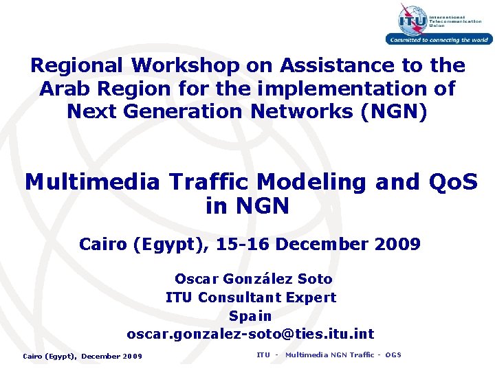 Regional Workshop on Assistance to the Arab Region for the implementation of Next Generation