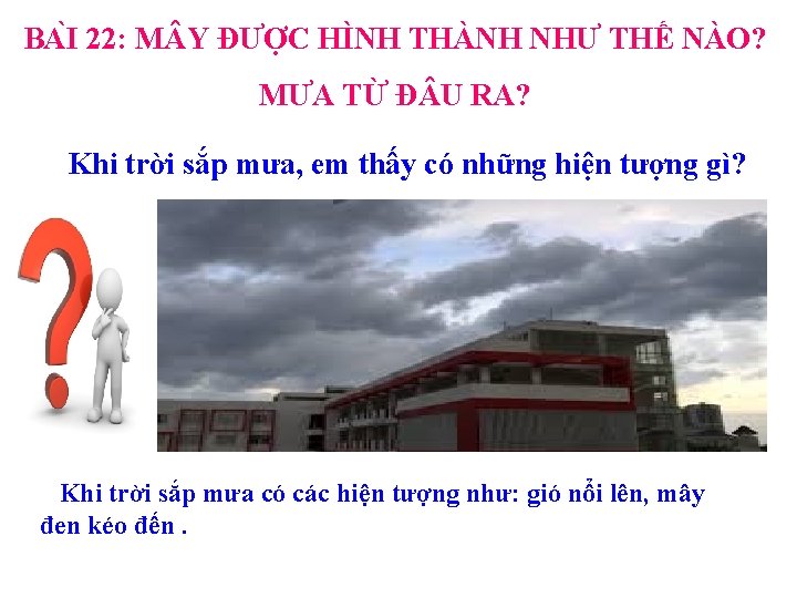 BA I 22: M Y ĐƯỢC HÌNH THÀNH NHƯ THẾ NÀO? MƯA TỪ Đ