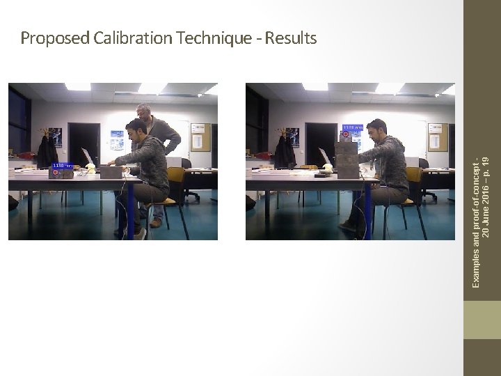 Examples and proof-of-concept 20 June 2016 – p. 19 Proposed Calibration Technique - Results Examples and proof-of-concept 20 June 2016 – p. 19 Proposed Calibration Technique - Results