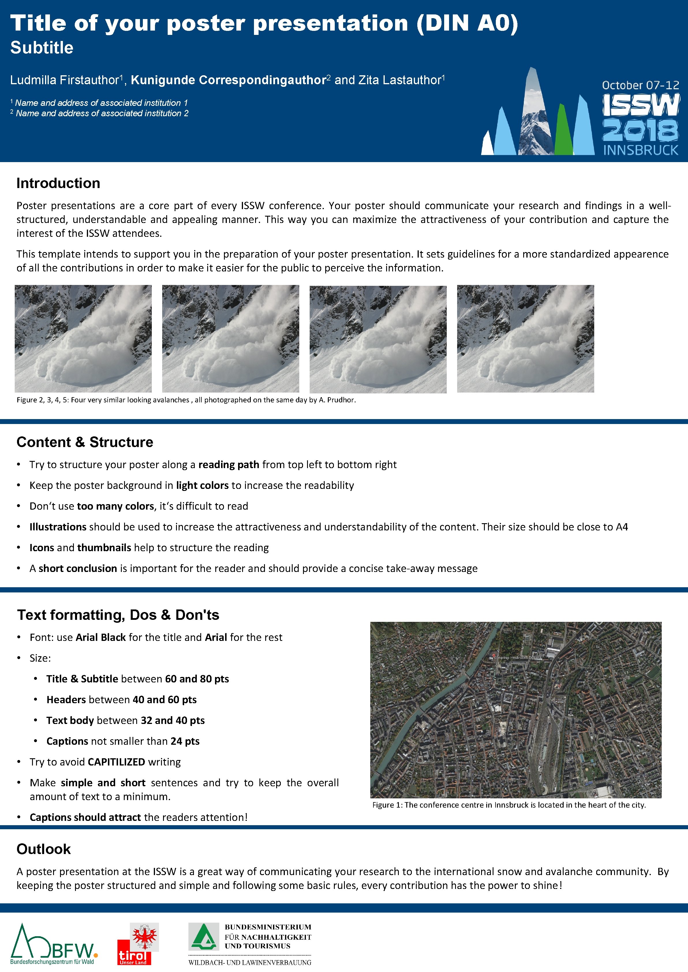 Title of your poster presentation (DIN A 0) Subtitle Ludmilla 1 Firstauthor , Kunigunde