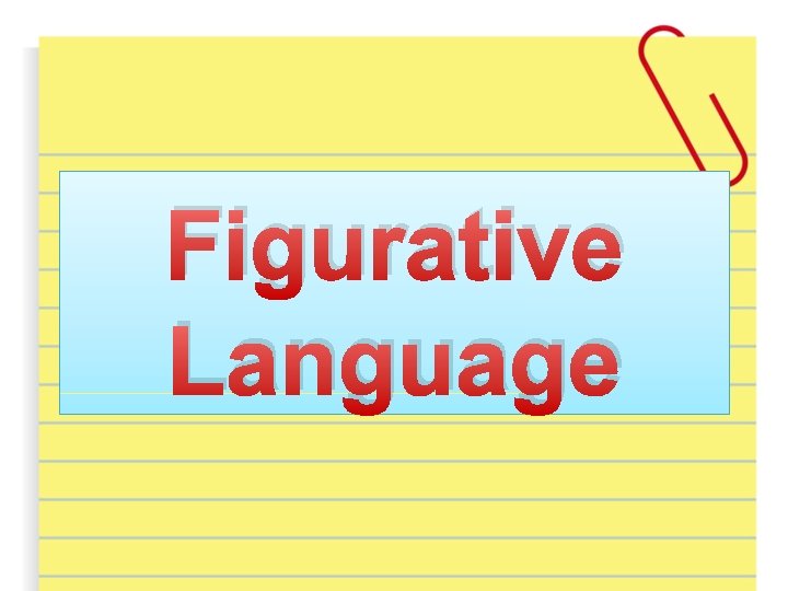 Figurative Language 