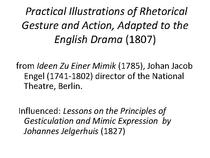  Practical Illustrations of Rhetorical Gesture and Action, Adapted to the English Drama (1807)