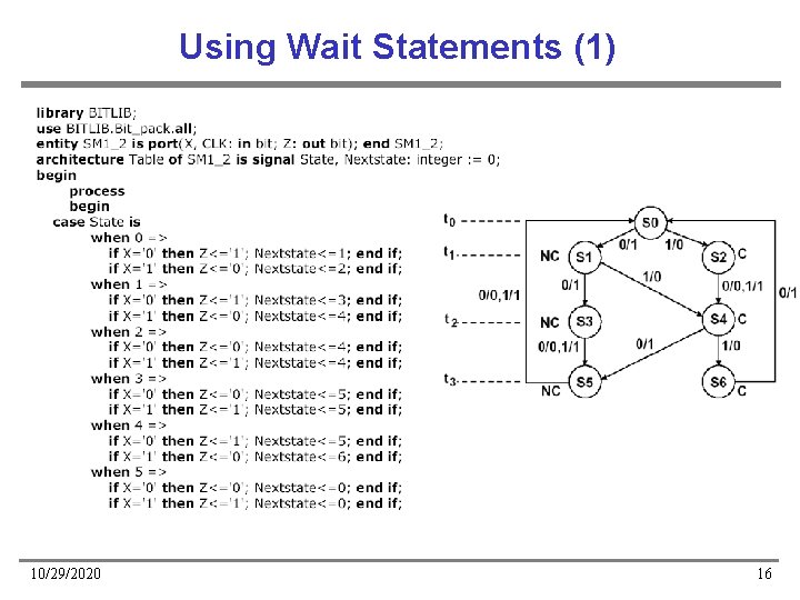 Using Wait Statements (1) 10/29/2020 16 