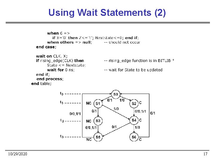 Using Wait Statements (2) 10/29/2020 17 