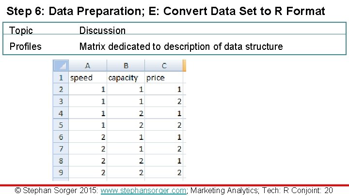 Step 6: Data Preparation; E: Convert Data Set to R Format Topic Discussion Profiles