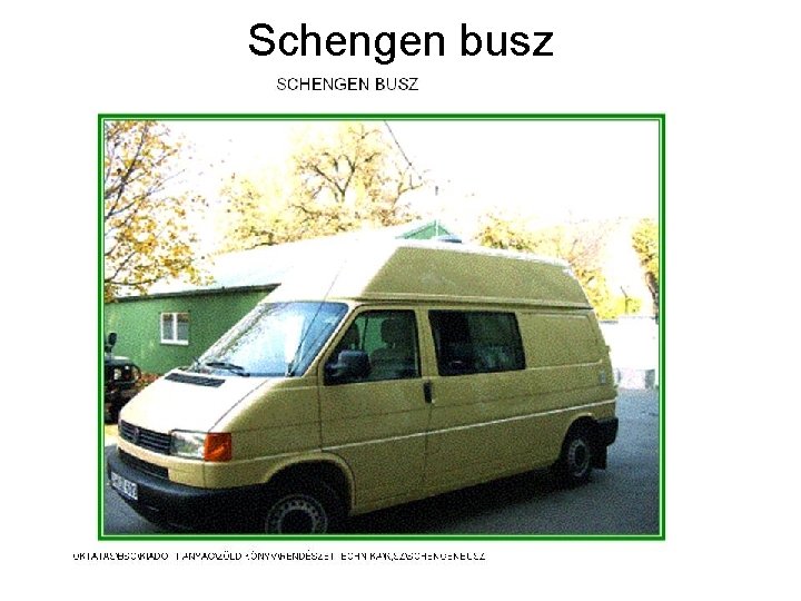 Schengen busz 