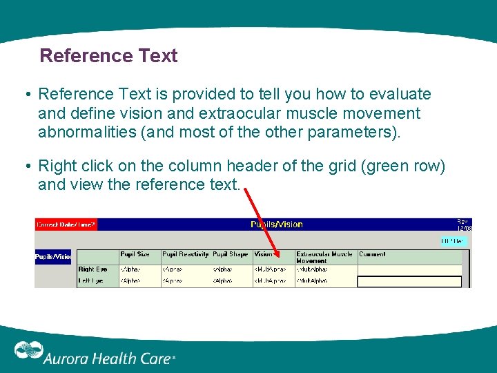 Reference Text • Reference Text is provided to tell you how to evaluate and Reference Text • Reference Text is provided to tell you how to evaluate and