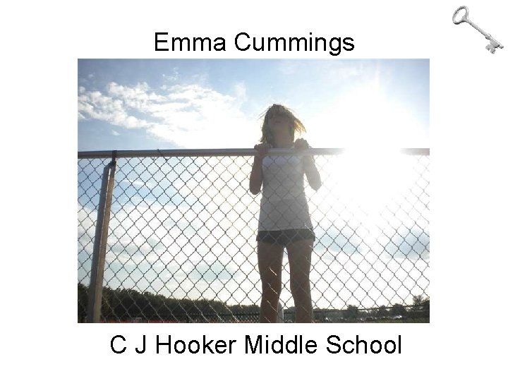 Emma Cummings C J Hooker Middle School 