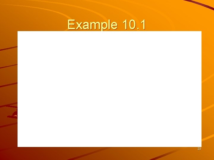 Example 10. 1 23 