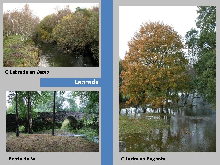 O Labrada en Cazás Labrada Ponte de Sa O Ladra en Begonte 