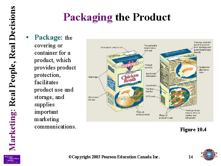 Marketing: Real People, Real Decisions Packaging the Product • Package: the covering or container