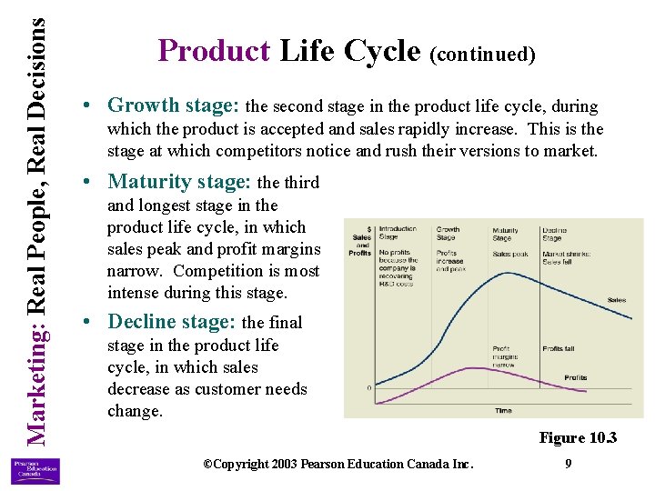 Marketing: Real People, Real Decisions Product Life Cycle (continued) • Growth stage: the second