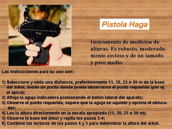 Pistola Haga Instrumento de medición de alturas. Es robusto, moderadamente costoso y de un Pistola Haga Instrumento de medición de alturas. Es robusto, moderadamente costoso y de un