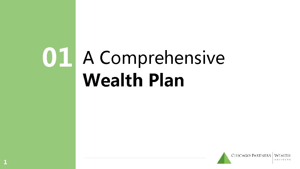 01 1 A Comprehensive Wealth Plan 01 1 A Comprehensive Wealth Plan