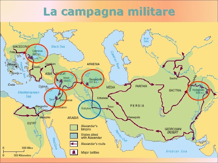 La campagna militare 