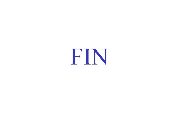 FIN FIN