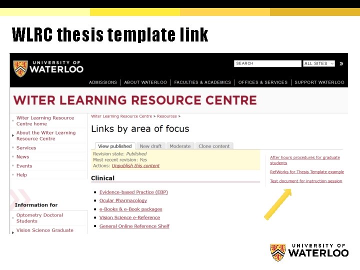 WLRC thesis template link 