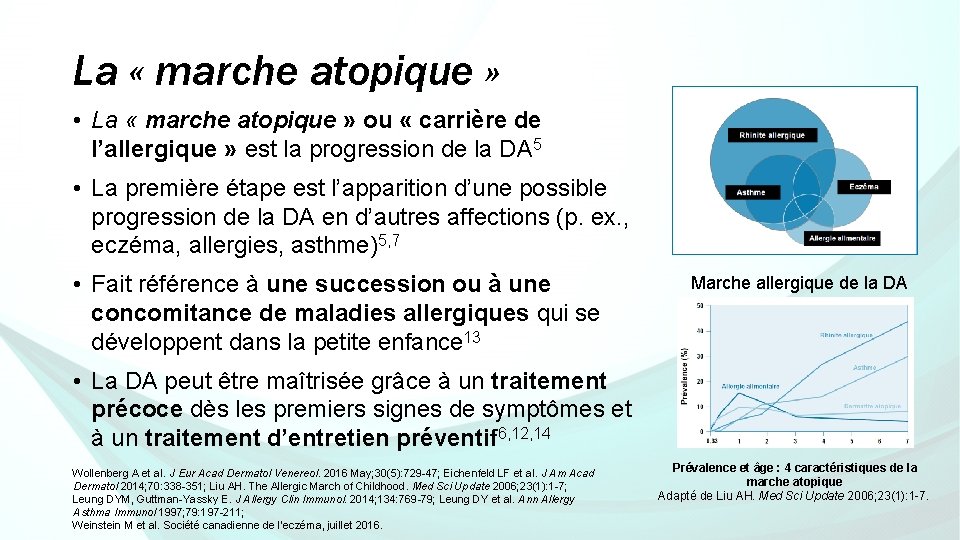 La « marche atopique » • La « marche atopique » ou « carrière