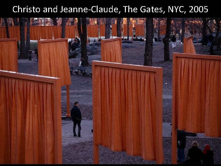 Christo and Jeanne-Claude, The Gates, NYC, 2005 