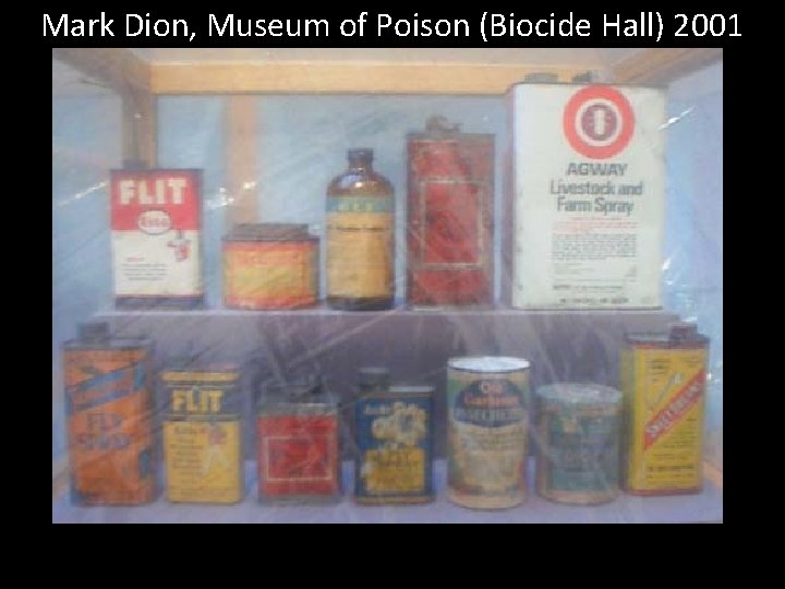 Mark Dion, Museum of Poison (Biocide Hall) 2001 