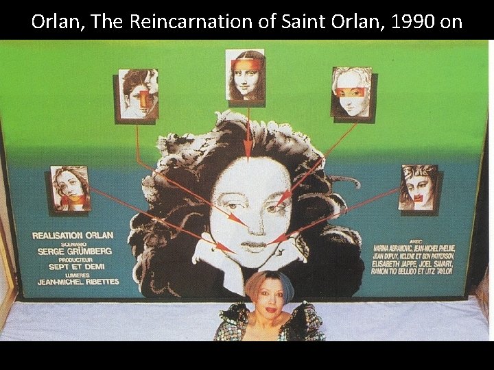 Orlan, The Reincarnation of Saint Orlan, 1990 on 